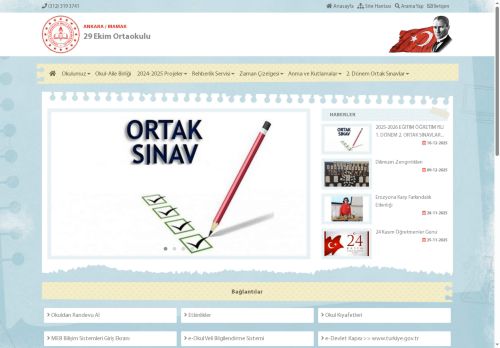 ANKARA / MAMAK - 29 Ekim Ortaokulu