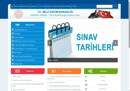 ANKARA / MAMAK - Yunus Büyükkuşoğlu Anadolu Lisesi