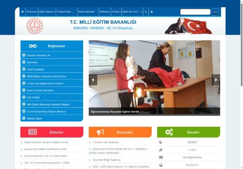 ANKARA / MAMAK - 60 Yıl Ortaokulu