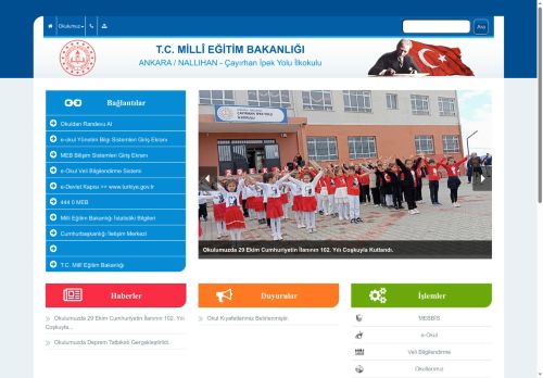 ANKARA / NALLIHAN - Çayırhan İpek Yolu İlkokulu