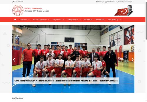ANKARA / YENİMAHALLE - Ankara TVF Spor Lisesi