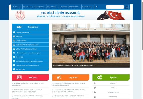 ANKARA / YENİMAHALLE - Atatürk Anadolu Lisesi