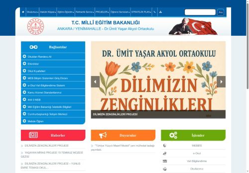 ANKARA / YENİMAHALLE - Dr.Ümit Yaşar Akyol Ortaokulu