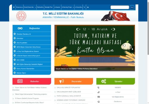 ANKARA / YENİMAHALLE - Fatih İlkokulu