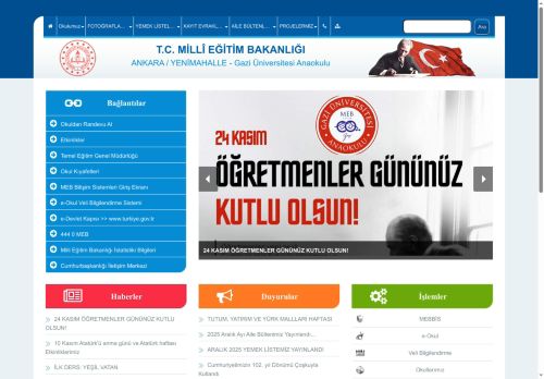 ANKARA / YENİMAHALLE - Gazi Üniversitesi Anaokulu