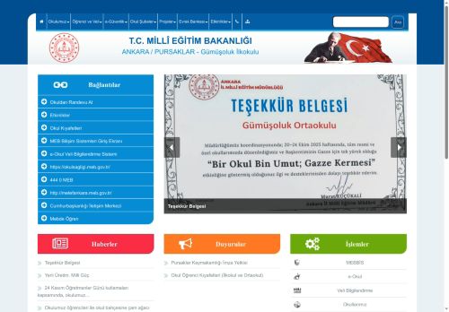 ANKARA / PURSAKLAR - Gümüşoluk İlkokulu