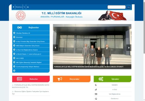 ANKARA / PURSAKLAR - Karyağdı İlkokulu