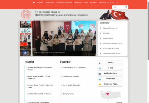 ANKARA / PURSAKLAR - Pursaklar Anadolu İmam Hatip Lisesi