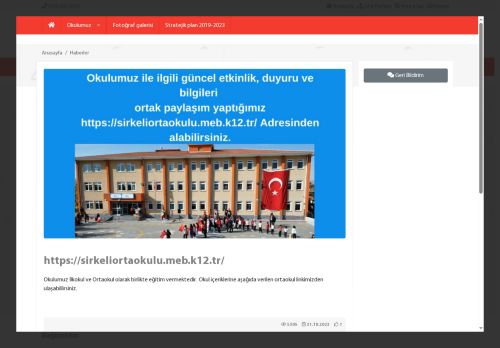 ANKARA / PURSAKLAR - Sirkeli İlkokulu