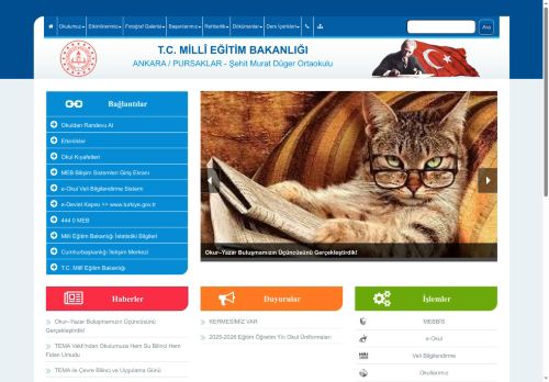 ANKARA / PURSAKLAR - Şehit Murat Düger Ortaokulu