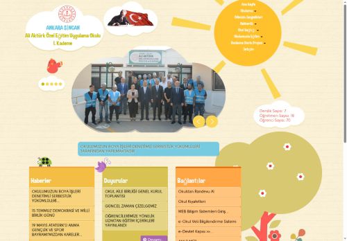 ANKARA / SİNCAN - Ali Aktürk Özel Eğitim Uygulama Okulu I. Kademe