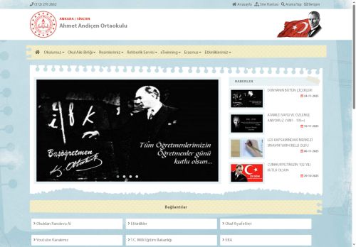 ANKARA / SİNCAN - Ahmet Andiçen Ortaokulu