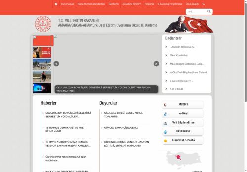 ANKARA / SİNCAN - Ali Aktürk Özel Eğitim Uygulama Okulu III. Kademe