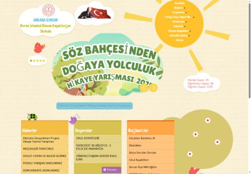 ANKARA / SİNCAN - Borsa İstanbul Sincan Kayalıboğaz İlkokulu