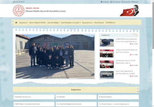 ANKARA / SİNCAN - Ekrem Hakkı Ayverdi Anadolu Lisesi