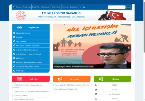 ANKARA / SİNCAN - Hacı Bektaş-ı Veli Ortaokulu