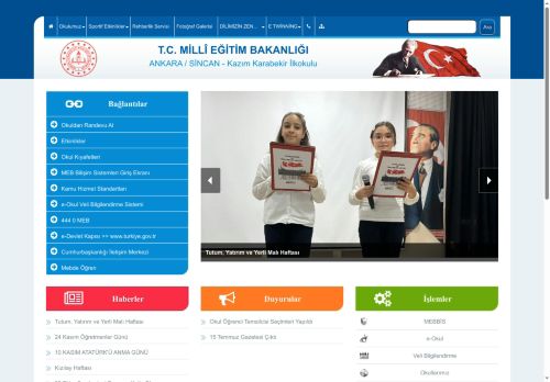 ANKARA / SİNCAN - Kazım Karabekir İlkokulu