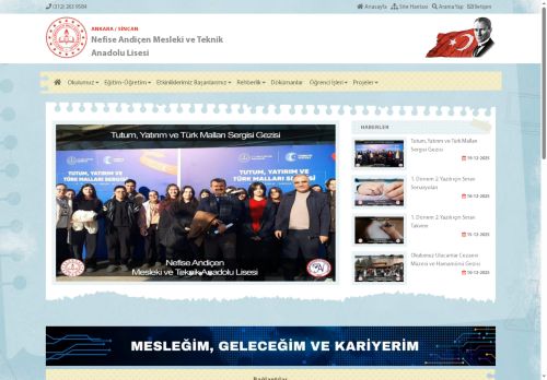 ANKARA / SİNCAN - Nefise Andiçen Mesleki ve Teknik Anadolu Lisesi