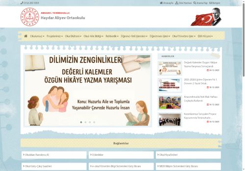 ANKARA / YENİMAHALLE - Haydar Aliyev Ortaokulu