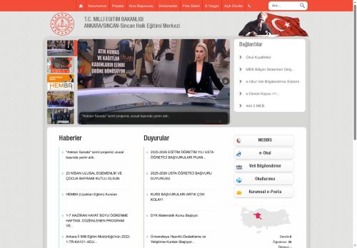 ANKARA / SİNCAN - Sincan Halk Eğitimi Merkezi