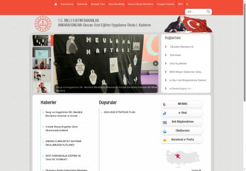 ANKARA / SİNCAN - Sincan Özel Eğitim Uygulama Okulu I. Kademe