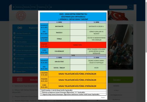 ANKARA / SİNCAN - Süleyman Şah Ortaokulu