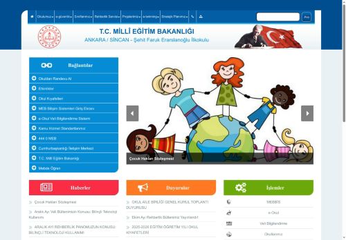 ANKARA / SİNCAN - Şehit Faruk Erarslanoğlu İlkokulu