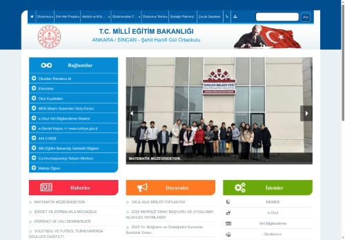 ANKARA / SİNCAN - Şehit Hanifi Gül Ortaokulu