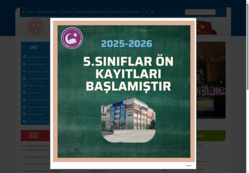 ANKARA / SİNCAN - Şehit Ömer İpek Kız Anadolu İmam Hatip Lisesi