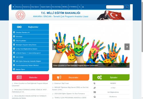 ANKARA / SİNCAN - Temelli Çok Programlı Anadolu Lisesi