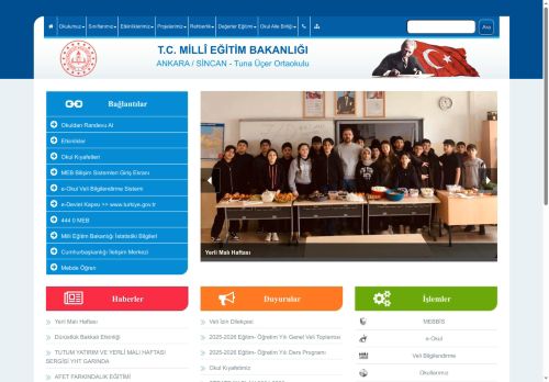 ANKARA / SİNCAN - Tuna Üçer Ortaokulu