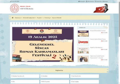 ANKARA / SİNCAN - 100 Yıl İlkokulu