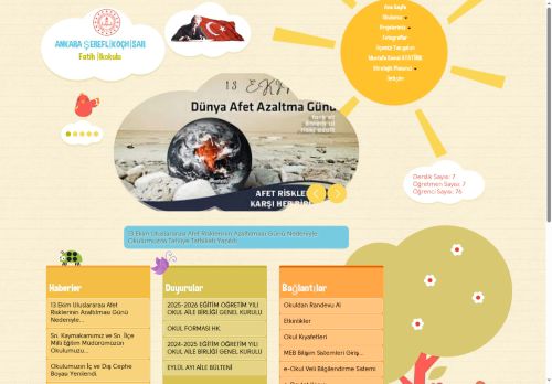 ANKARA / ŞEREFLİKOÇHİSAR - Fatih İlkokulu