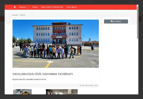 ANKARA / ŞEREFLİKOÇHİSAR - Şehit Kuddusi Demli İlkokulu