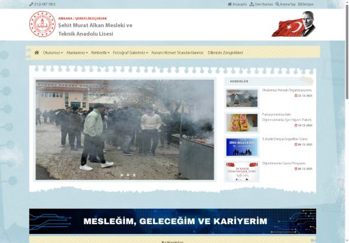 ANKARA / ŞEREFLİKOÇHİSAR - Şehit Murat Alkan Mesleki ve Teknik Anadolu Lisesi