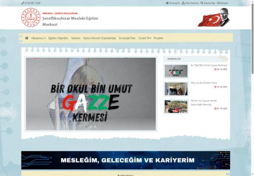 ANKARA / ŞEREFLİKOÇHİSAR - Şereflikoçhisar Mesleki Eğitim Merkezi