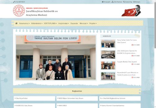 ANKARA / ŞEREFLİKOÇHİSAR - Şereflikoçhisar Rehberlik ve Araştırma Merkezi