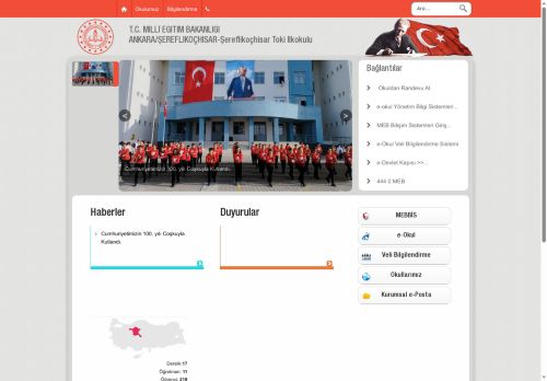 ANKARA / ŞEREFLİKOÇHİSAR - Şereflikoçhisar Toki İlkokulu