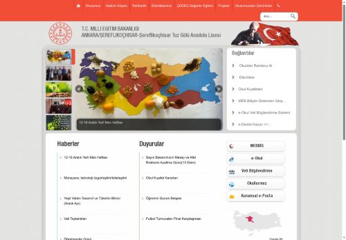 ANKARA / ŞEREFLİKOÇHİSAR - Şereflikoçhisar Tuz Gölü Anadolu Lisesi