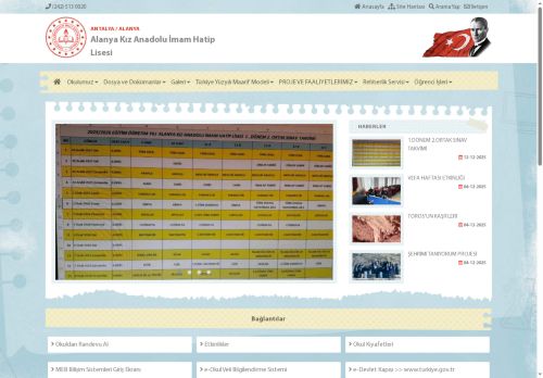 ANTALYA / ALANYA - Alanya Kız Anadolu İmam Hatip Lisesi
