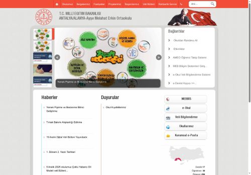 ANTALYA / ALANYA - Ayşe Melahat Erkin Ortaokulu