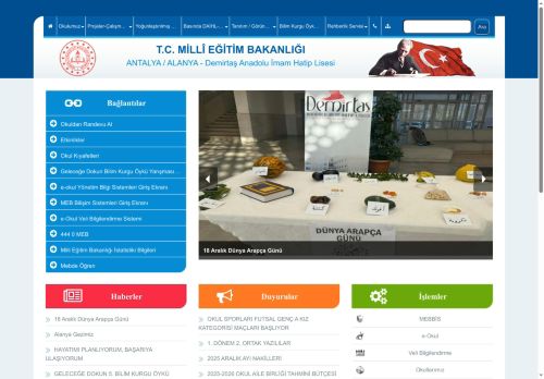 ANTALYA / ALANYA - Demirtaş Anadolu İmam Hatip Lisesi