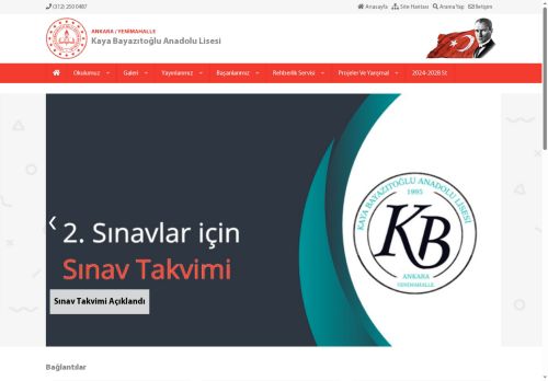 ANKARA / YENİMAHALLE - Kaya Bayazıtoğlu Anadolu Lisesi