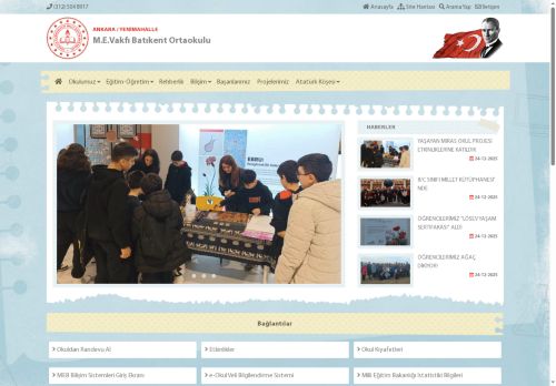 ANKARA / YENİMAHALLE - M.E.Vakfı Batıkent Ortaokulu