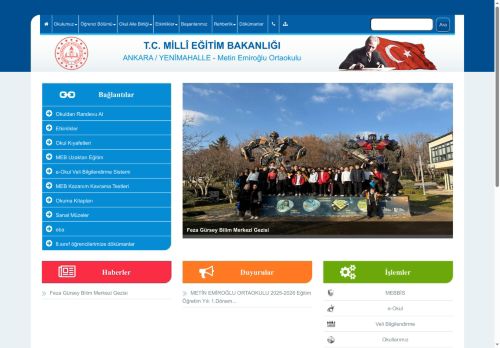 ANKARA / YENİMAHALLE - Metin Emiroğlu Ortaokulu