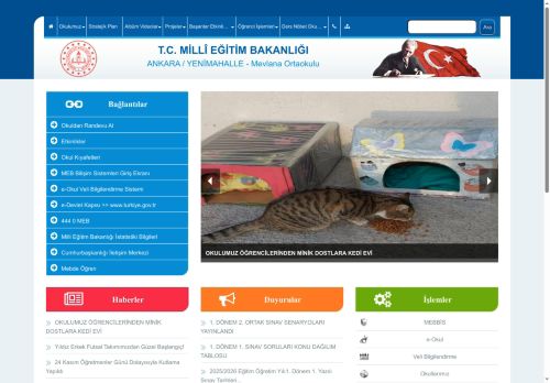 ANKARA / YENİMAHALLE - Mevlana Ortaokulu