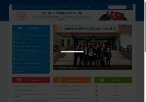 ANKARA / YENİMAHALLE - Nermin Mehmet Çekiç Anadolu Lisesi