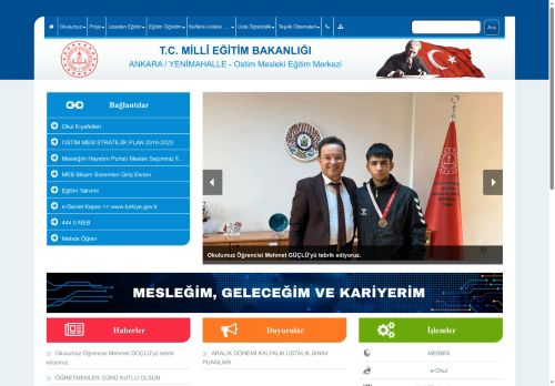 ANKARA / YENİMAHALLE - Ostim Mesleki Eğitim Merkezi