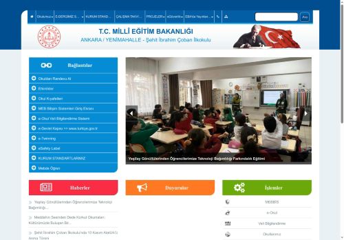 ANKARA / YENİMAHALLE - Şehit İbrahim Çoban İlkokulu