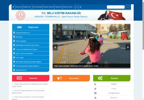 ANKARA / YENİMAHALLE - Şehit Harun Parlak İlkokulu